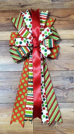Bead Grass Wreath with Optional Bow #7